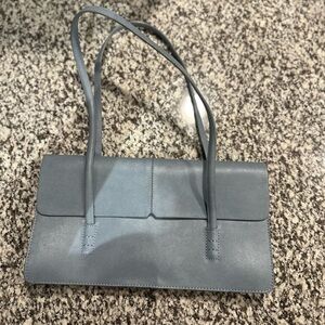 Vintage Baby blue Alfani leather purse